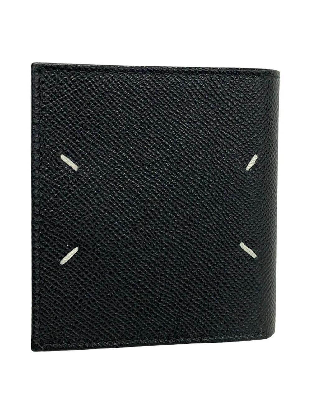 Maison Margiela Black Leather Bifold #376423M64B